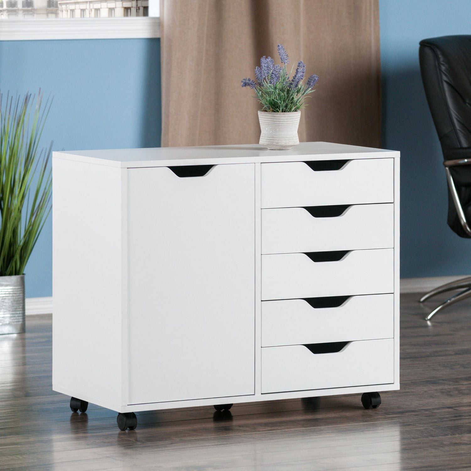 Winsome Halifax Cabinet White Finish