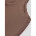 thumbnail image 6 of Womens Sleeveless Tanks Strappy Square Neck Skinny Cami Tops Basic Workout Fitness Crop Tank Top, 6 of 6
