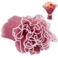 thumbnail image 1 of Papel de encaje para envolver flores BENECREAT Plum Sauce, 4 m, 1 of 6