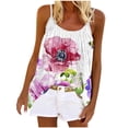 thumbnail image 2 of SMihono Hauts pour Femmes Débardeur pour Femmes Mode Débardeur d'Été pour Femmes à Col Rond Sans Manches Imprimé Décontracté Camisole Blouse Débardeurs pour Femmes Hauts d'Été pour Femmes, 2 of 5