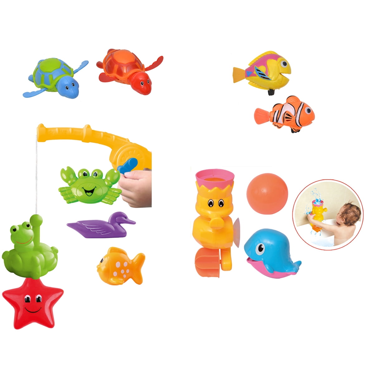 whale waterfall bath toy