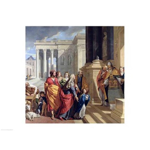 Liebermans BALXIR220257 Philippe De Champaigne Presentation of the Virgin in the Temple 24.00 x 18.00 Poster Print