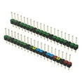 thumbnail image 3 of AOOOWER 2Pcs Male Pin Headers Set 20PIn Single Row Straight Pins with 2.54mm Spacing Colored Coding For Electronics, 3 of 7
