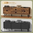 thumbnail image 5 of Amadwell Mid Century TV Stand for 60" TVs, Adjustable Shelf, 54 inch Media Console for Living Room, 5 of 9