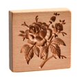 thumbnail image 4 of Molde para de patrón de flores de conos de pino rosa Utensilios para hornear, 4 of 9