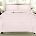 thumbnail image 2 of Luxury 4 Piece Bed-In-A-Bag Down Alternative Comforter & Sheet Set, Twin, Pale Pink By Sweet Home Collection, 2 of 5