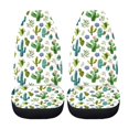 thumbnail image 5 of POLERO Cactus Print Waterproof Front Seat Cover for Automotive, Polyester Easy to Install Vehicle Seat Covers Car, 5 of 9