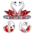 thumbnail image 3 of 1Pc Anniversary Crystal Swan Gifts for Wife, Wedding Anniversary for Couple, Glass Swan Figurine,Valentines Day Present Romantic Gifts Birthday, Christmas, Birthday, Party, 3 of 14