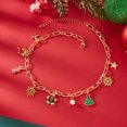 thumbnail image 2 of SPEKSEE Christmas Necklace Bracelet Earrings for Women Christmas Jewelry Accessories Gingerbread Man Christmas Tree Snowman Pendant Necklace Charm Bracelet Christmas Outfits Party Favor, 2 of 7