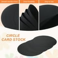thumbnail image 3 of 24 Pcs Circle Card Stock, 15 Inch Cardstock Paper Circles for Craft, Black, 3 of 7