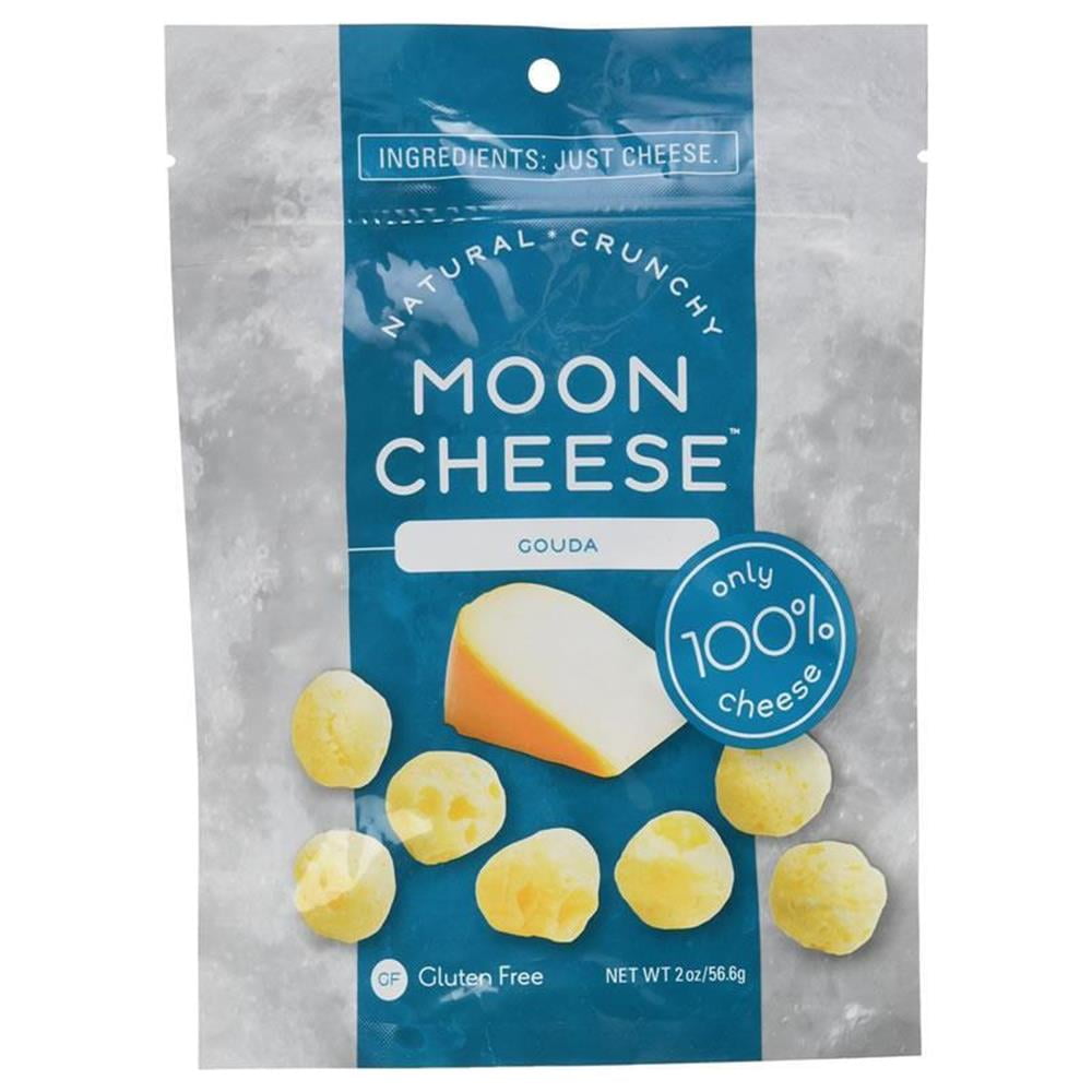 Moon Cheese Crunchy Gouda Snack Gluten-Free 100% Natural Protein Calcium 00502 by Moon Cheese