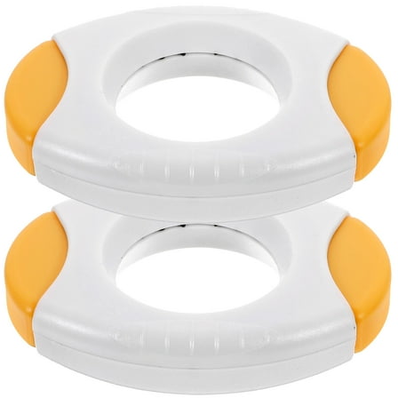 LEORX Egg Shell Remover Egg Shell Cutters Yellow Plastic 2Pcs