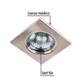 thumbnail image 2 of Luminario cuadrado satín spot fijo, lámpara no incluida Volteck EMP-112S, 2 of 5