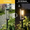 thumbnail image 3 of Solar Pathway Lights Outdoor, Bright Solar Path Lights Outside Garden Lights IP65 Waterproof, Solar Walkway Lights Solar Powered Landscape Lights for Driveway Lawn Patio Sidewalk Yard, 3 of 24