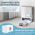 thumbnail image 2 of 12 Pack Dust Bags Compatible with ECOVACS DEEBOT X1 Omni Parts, 4-Layer Filtration, 2 of 5