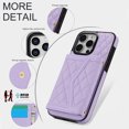 thumbnail image 4 of Compatible with iPhone 16 Pro max Wallet Case for Women Crossbody Phone Case PU Leather Zipper Handbag Wrist Strap Cover Credit Card Holder,for Apple 16 Pro,Cell Phone Cases, 4 of 8