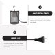 thumbnail image 5 of Reptile Anti-scald Lamp Heater Guard Reptile Parrot Heating Lamp Shade (US Plug), 5 of 6