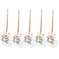 thumbnail image 3 of Decoraciones Navideñas Colgante De árbol De Navidad, Con Anillo De Cinta Adorno De Navidad, Para árbol De Navidad Hogar Clave De Bricolaje Amonsee No, 3 of 7