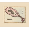 thumbnail image 3 of Lucas 17x15 Black Modern Framed Museum Art Print Titled - St Kitts St Christophers Caribbean - Lucas 1823, 3 of 5
