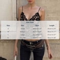 thumbnail image 2 of Cavosen V Neck Tank for Women Lace Trendy Camisole Top Sleeveless Spaghetti Strap Slim Tank Tops Undershirt Summer Clubwear Top, 2 of 5