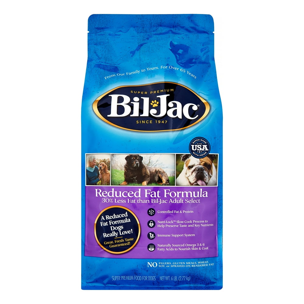Bil Jac ReducedFat Formula Chicken Adult Dry Dog Food, 6 Lb Walmart