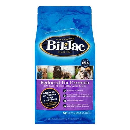 Bil Jac Reduced-Fat Formula Chicken Adult Dry Dog Food, 6 (Best Low Fat Dog Food For Pancreatitis)
