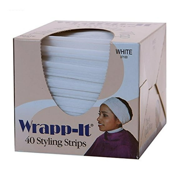 Graham Wrapp-It Styling Strips, White 40 ea