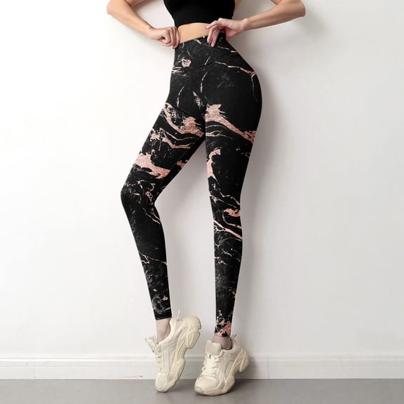 "Tejiojio Fall Clearance Leggings For Women,High Waisted Leggings For Women Tights Print Tights Workout Yoga Pants"