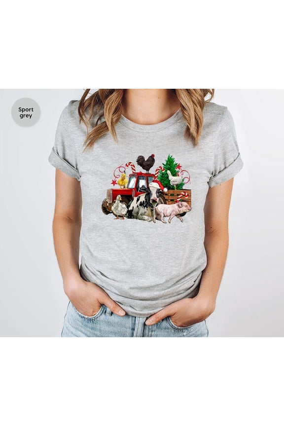 Farm Animal Shirt, Country Farm Life Shirt, Farm Dad Gifts, Farmer Gifts for Men, Farmer Tractor Shirt, Farmer Day Shirt, Farm Gifts, SL3126