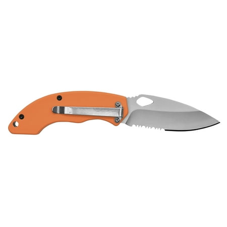 - Ozark Trail 6.5 Inch Titanium Pocket Knife, Orange Handle