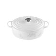 thumbnail image 1 of Le Creuset Olla holandesa ovalada Signature de hierro fundido esmaltado, 6,75 qt., Mármol, 1 of 5