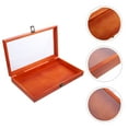 thumbnail image 3 of 1Pcs Display Case Wooden Box for Specimen Storage Collectors Vintage Design 37.8X22X5.5in, 3 of 8
