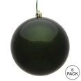 thumbnail image 3 of Ornamento Vickerman Bola de Caramelo Verde Musgo 4 cm Paquete de 6, 3 of 6