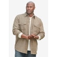 thumbnail image 4 of KingSize Men's Big & Tall Signature Solid Flannel Shirt, 4 of 6