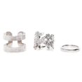 thumbnail image 2 of ziyahi 3pcs Hollow Cut Leaves Knuckle Midi Finger joint Set Rings For Women, 2 of 2
