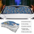 thumbnail image 4 of Kdxio Construction Vehicles Print Front Windshield Sun Shade,Folding Auto Sunshade for Car Truck SUV-Medium, 4 of 7