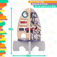 thumbnail image 2 of Cubo de Actividades de Juguetes de Madera Yuff! Temáticos espaciales para niños de 1 a 3 años, 2 of 6