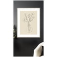 thumbnail image 3 of Kate and Laurel Framed Wall Art Print Floral Vase by Gabrielly Guedes, 32 x 41, Belvedere Silver Frame, Modern Contemporary, Flower Art for Wall Decor, 3 of 8