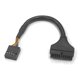 thumbnail image 1 of Cable Adaptador Cable Adaptador Cable adaptador USB 3.0 a USB 2.0 de 15 cm, macho de 20 pines a hembra de 9 pines, 1 of 7