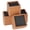 3 Inch Brown, variant on Adjustable Bed Risers 3 or 6 Inch - Heavy Duty Furniture Lifter Set of 4, Supports 2,200 lbs - for Under Bed Storage, Dorm, Bed Frame, Sofa, Table, Chair, Desk - Black