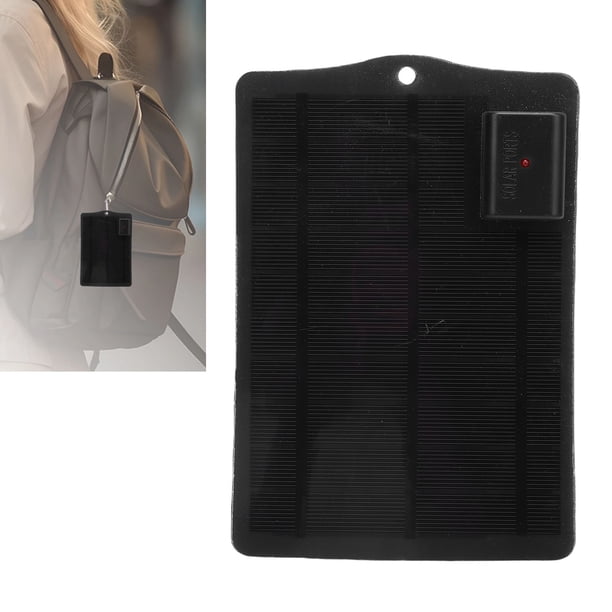 Cargador De Panel Solar, 7W 5V Panel Solar Pequeño Para Emergencia Al Aire