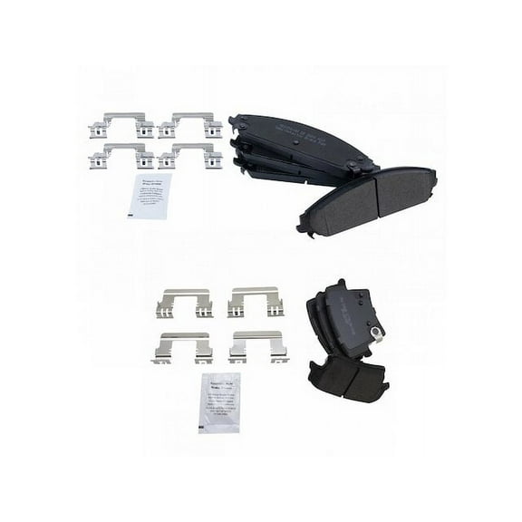 Brake Pad Set - Compatible with 2005 - 2019 Chrysler 300 2006 2007 2008 2009 2010 2011 2012 2013 2014 2015 2016 2017 2018