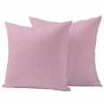 thumbnail image 2 of Pack of 2 Outdoor Pillow Covers 16x16 Inch Waterproof Pink Burlap Texture Throw Pillow Covers,Decorative Couch Pillow Shams Protectors Farmhouse Vintage Pink Patio Garden Pillowcases Cushion Covers, 2 of 8