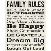 Family Rules Wall Art family rules art Family Rules Wall Art family rules art