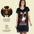 thumbnail image 6 of LazyOne Women's Nightgown, Funny V-Neck Sleep Shirt for Women (Famoose, L/XL), 6 of 7