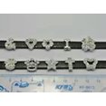 thumbnail image 6 of EOEMY 10 Assorted Silver Alloy Rhinestone Crown Heart Slide Charms Fit 8mm Wristbands, 6 of 6