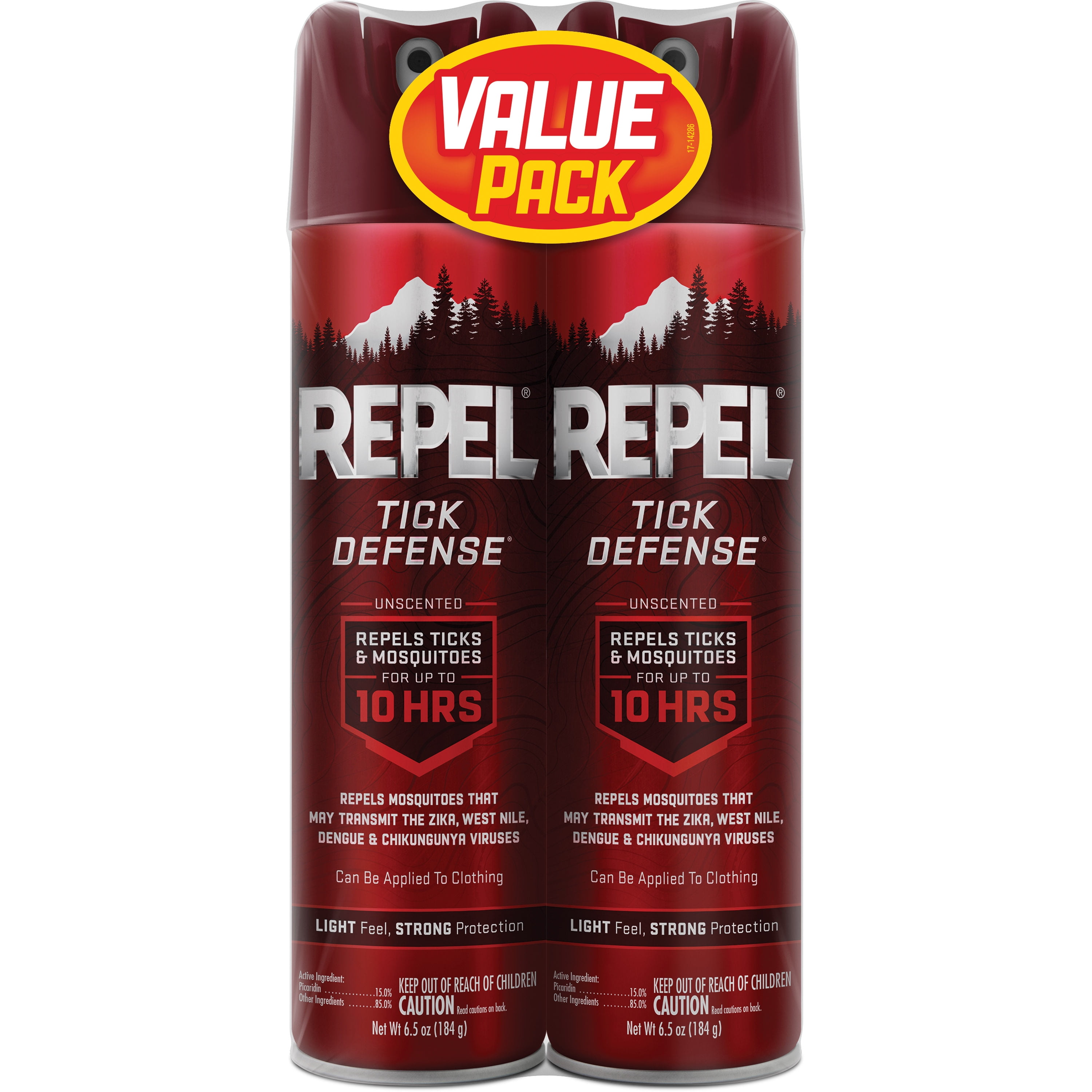 Repel Tick Defense, Unscented, Aerosol Spray, 2/6.5Ounce