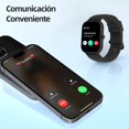 thumbnail image 2 of Bettdow Reloj Inteligente Cuadrado HD 1.85" | Bluetooth, Monitor de Salud 24H, 100+ Modos Deportivos, IP68, Smartwatch para Hombres y Mujeres, Personalizar el Fondo de Pantalla, Negro, 2 of 8