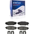 thumbnail image 6 of Detroit Axle - Front & Rear Drilled Rotors Brake Pads with 20pc Wheel Lug Nuts Replacement for Subaru Impreza Legacy Outback Forester - 14pc Set, 6 of 9