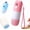 Pink, variant on 2-in-1 Thermal Paper Eraser Pen & Craft Knife, Water-Based Thermal Label Correction Marker with Mini Box Cutter, Privacy Cover Fluid for Mail Address Receipts Shipping Labels and Packages